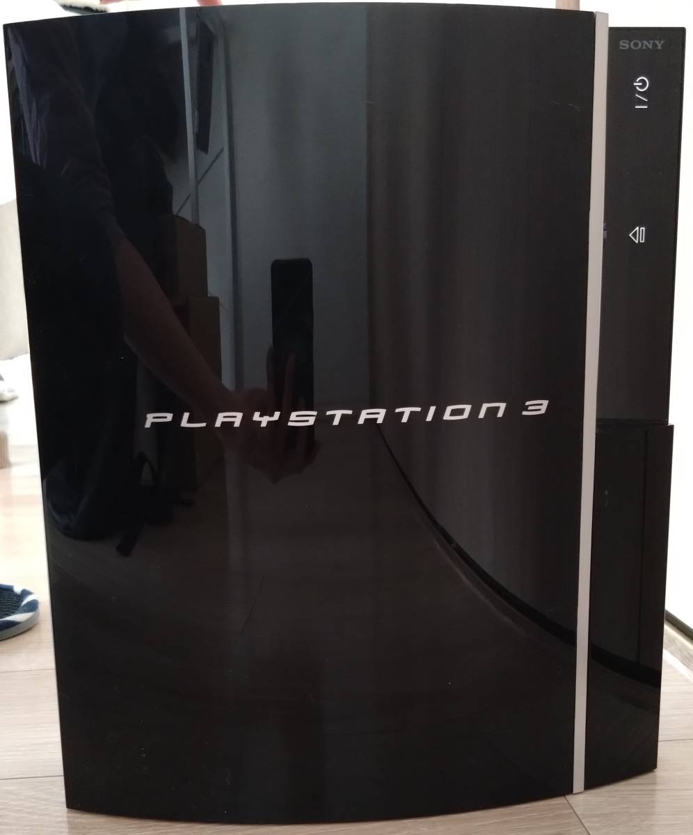 【ジャンク品】【1円スタート】 PS3 プレステ3 本体のみ CECHA00 ブラック1台_画像1