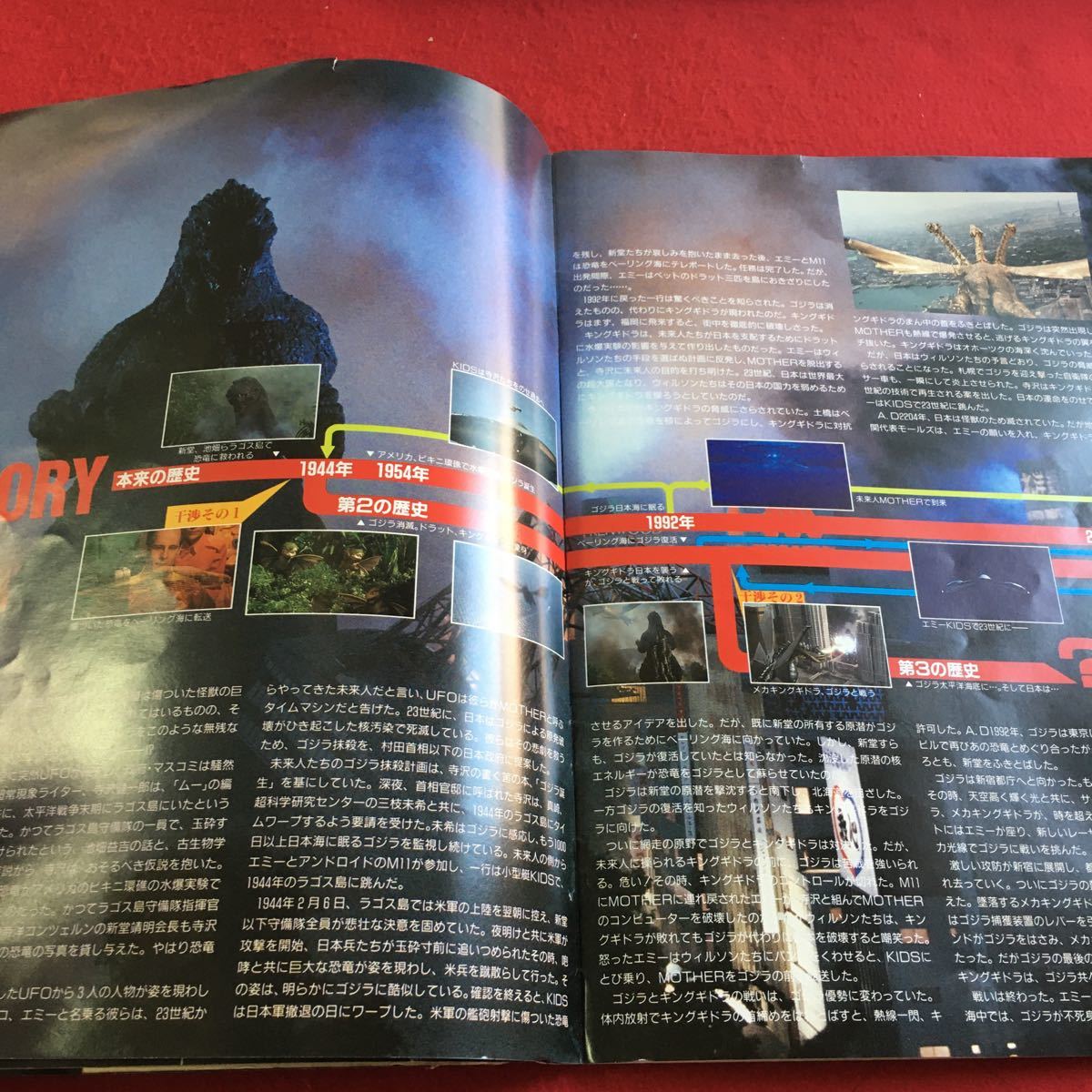 f-452 *2 Godzilla vs King Giddra movie pamphlet higashi .