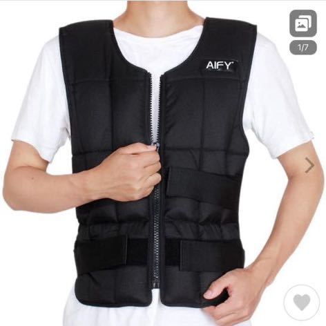 AIFY weight the best 20kg weight jacket weight attaching . -ply the best weight adjustment possible .tore training walking adjustment adjustment 