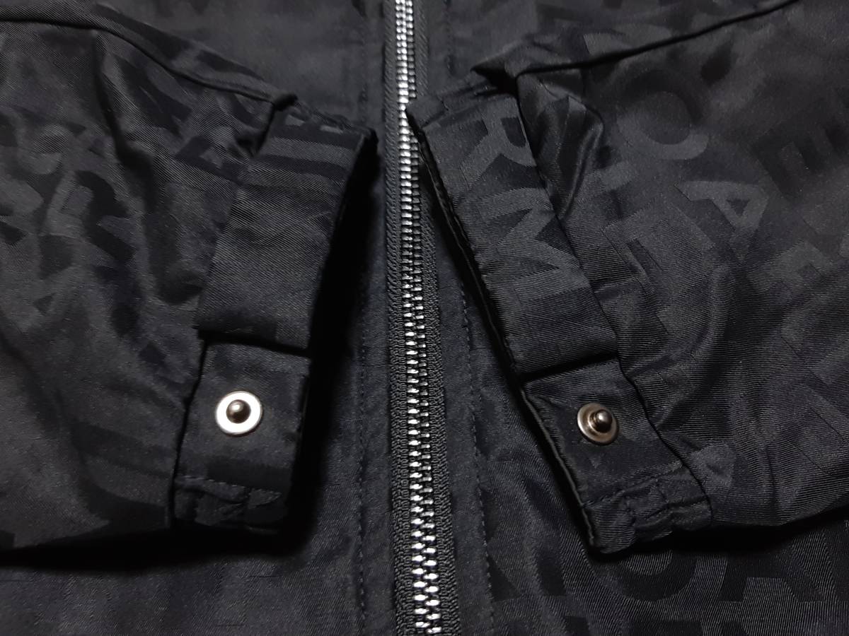 [ new goods ] EMPORIO ARMANI shadow with logo become [ men's * jacket blouson ]*2021-22 year autumn winter model size :56(3XL corresponding ) * color : black 
