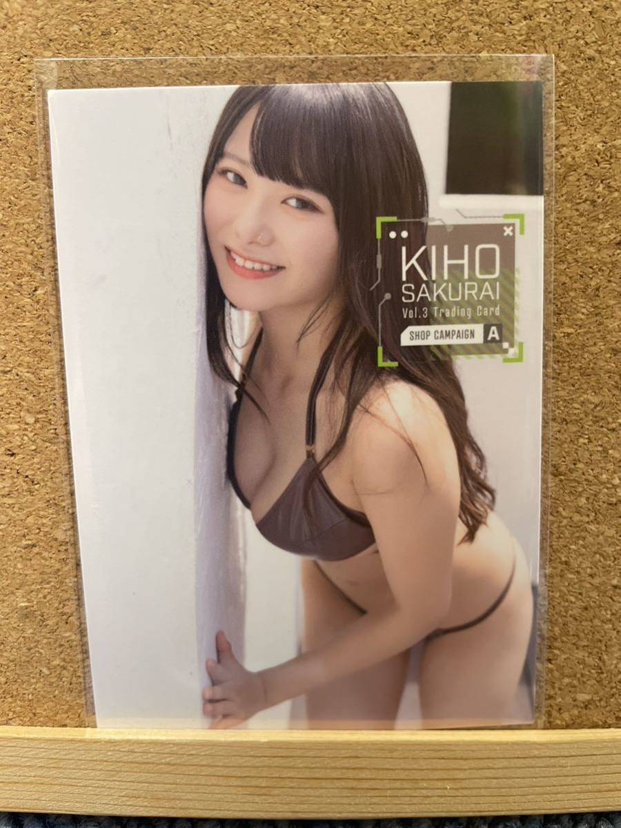 HIT'S/桜井木穂3　Vol.3　 ピンスポビキニカード19 119枚限定　065/119 (B：右足鼠蹊部) おまけつき_画像3