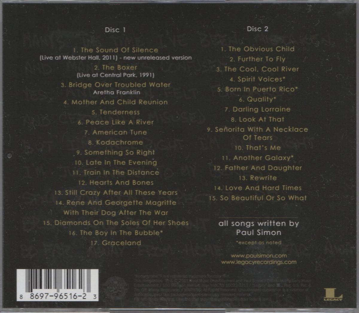 【CD】PAUL SIMON - SONGWRITER (2CD)_画像4