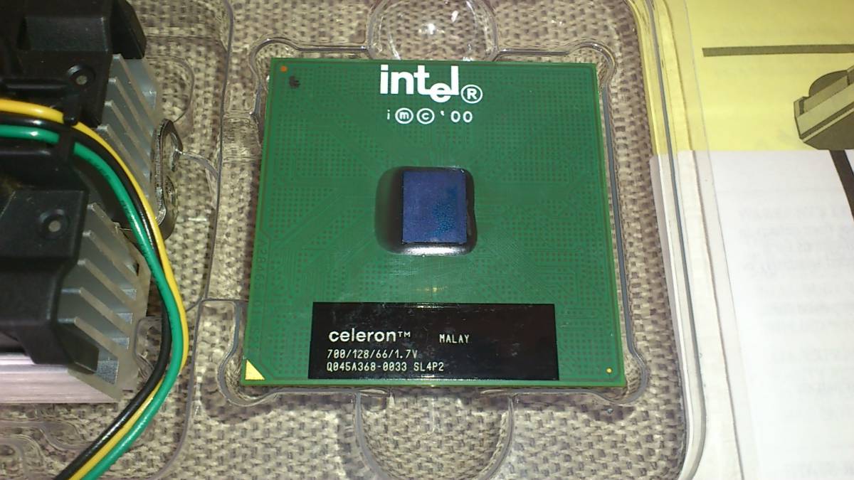 Power Leap PL-Pro/II 2000年モデル CPU変換げた+Celeron　700Mhzセット 動作未確認 ジャンク品_画像7