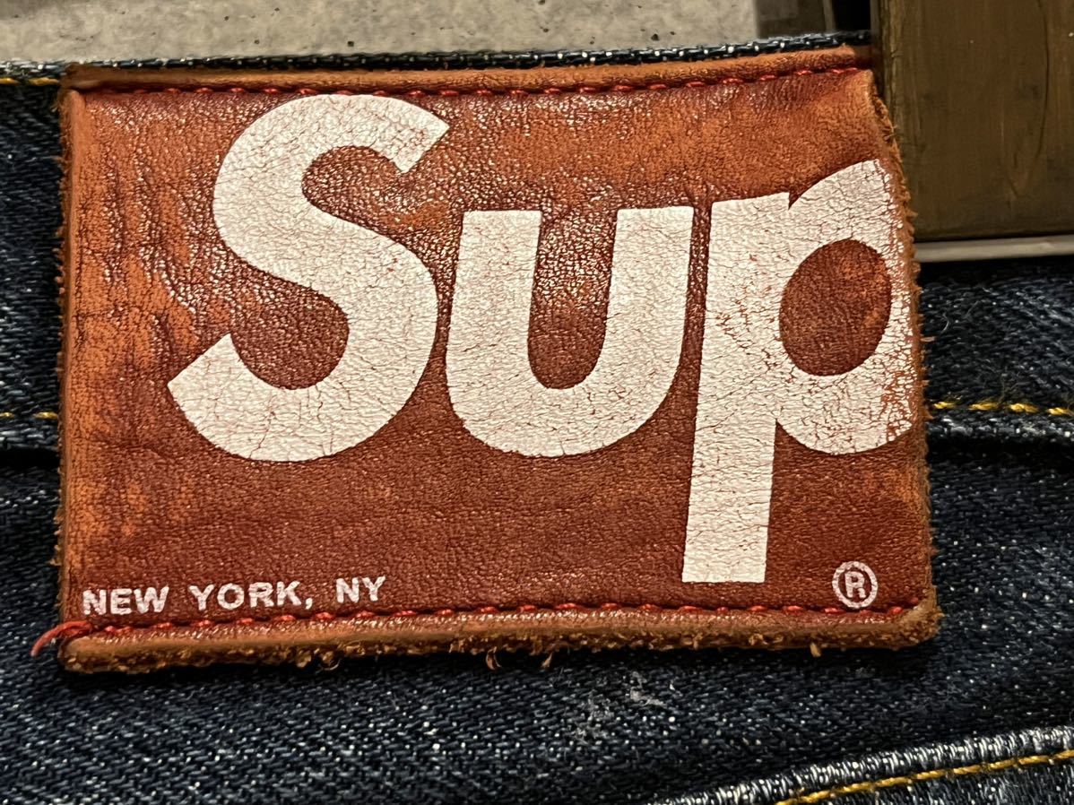 made in USA アメリカ製 supreme セルビッチデニムパンツ_画像6