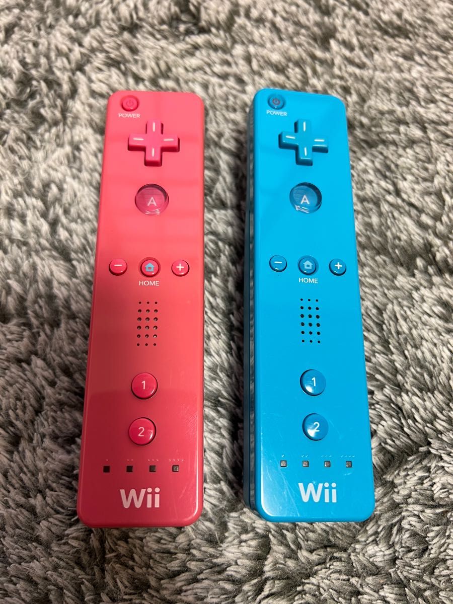 任天堂 Wii リモコン ピンク ブルー　　　　　　非売品wiiリモコン型TVリモコン