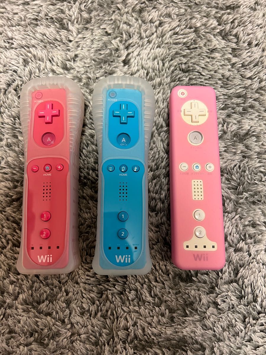 任天堂 Wii リモコン ピンク ブルー　　　　　　非売品wiiリモコン型TVリモコン