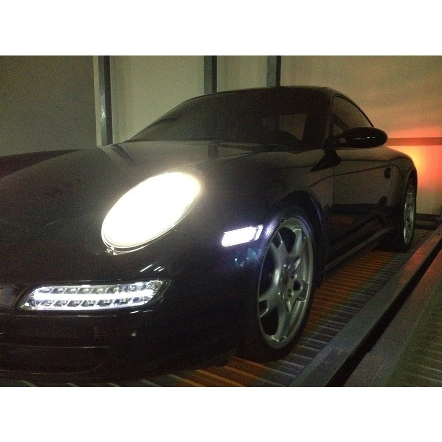 ポルシェ 911 997 LED バンパーランプ ファイバー LEDウィンカー_画像7