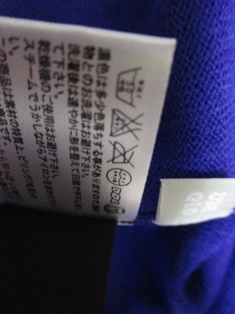 ユニクロ　綺麗な紫★タートルネック～薄手セーター　ウールマーク付き_画像10