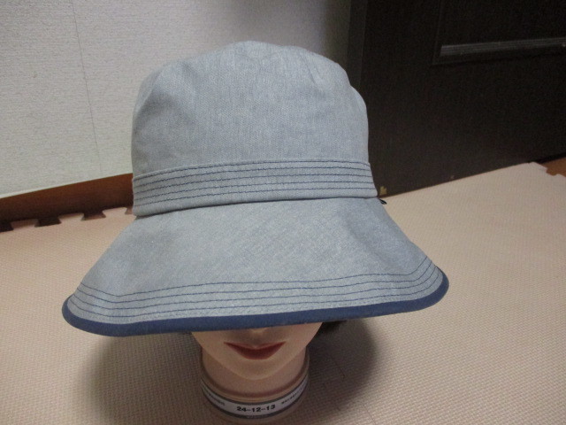 GORE・TEX　　濃いグレーと水色グレー★リバーシブル帽子_画像1