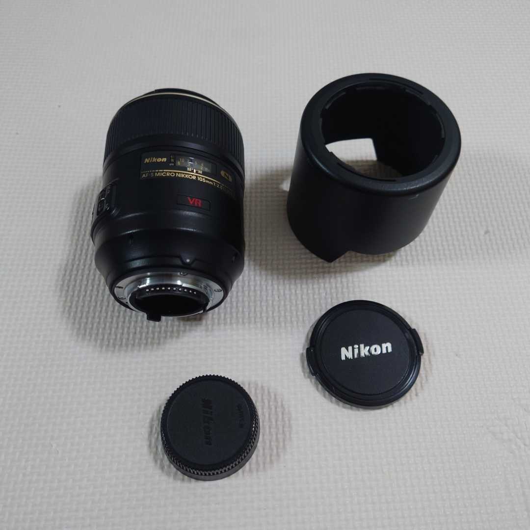ニコン 単焦点レンズ Nikon AF-S MICRO NIKKOR105mm 1:2.8G ED_画像1