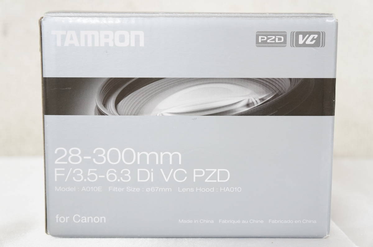 TAMRON タムロン 28-300mm F3.5-6.3 Di VC PZD Canonマウント カメラレンズ HA010 フード付き 4501296021_画像9