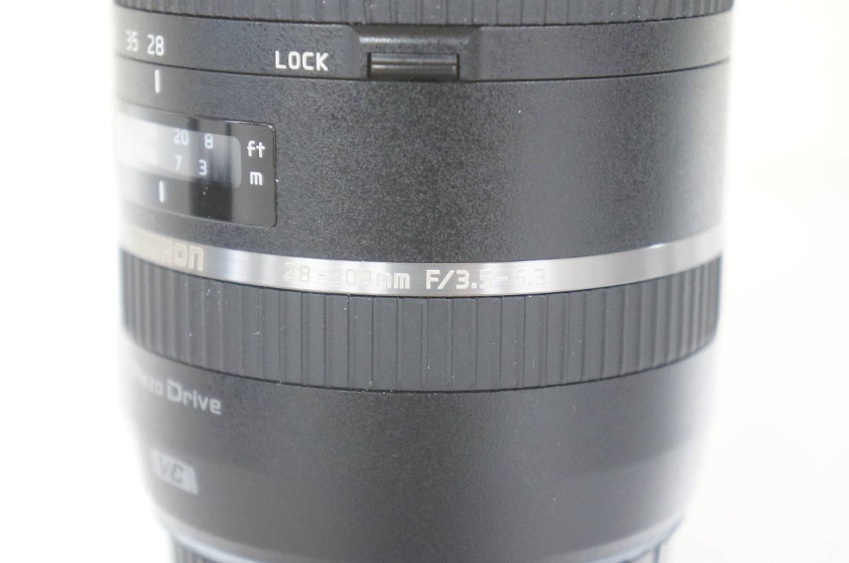 TAMRON タムロン 28-300mm F3.5-6.3 Di VC PZD Canonマウント カメラレンズ HA010 フード付き 4501296021_画像7