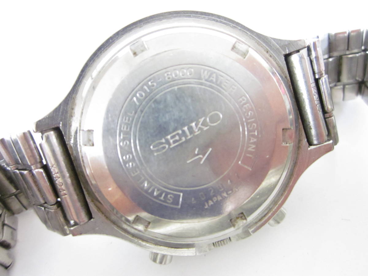 SEIKO セイコー 5スポーツスピードタイマー Speed-Timer 7015-8000 デイデイト 自動巻き メンズ腕時計 5912263711_画像7