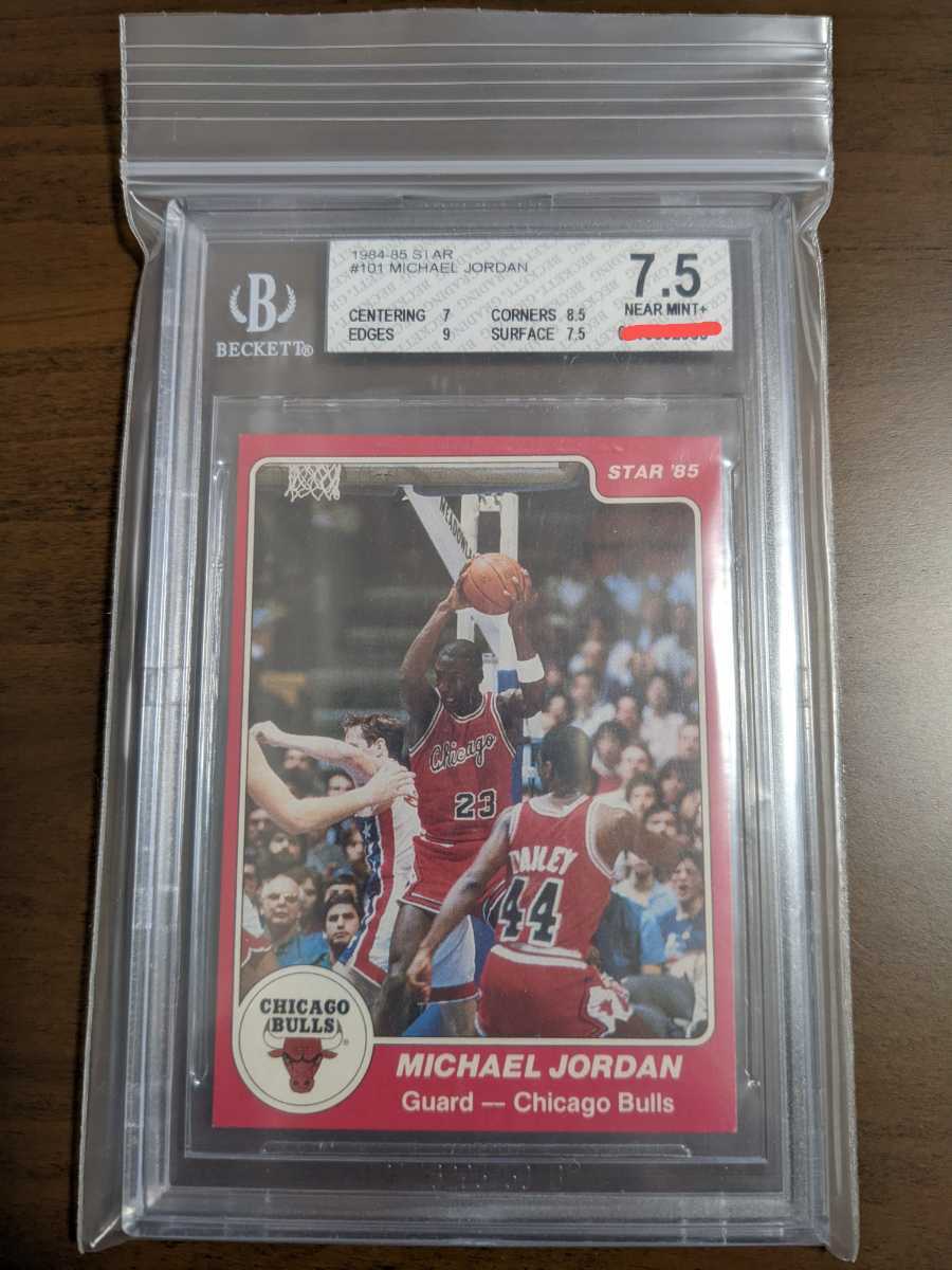 ●超絶激レア●NBA●「Michael Jordan（マイケル・ジョーダン）」84-85 STAR #101 XRC（ルーキーカード）