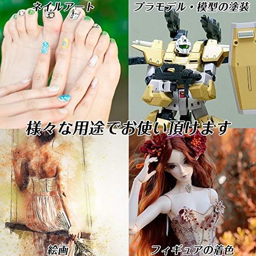  極細 面相筆 100本セット 塗装 モデリング DIY 水彩 ネイル ブラック オリジナル書付き_画像5