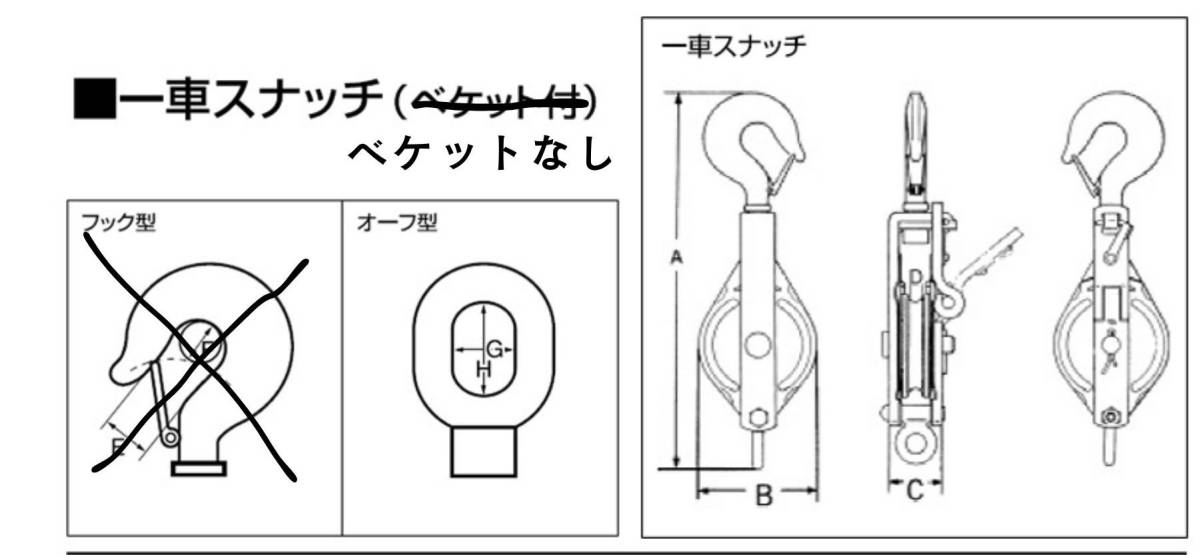 ステンレス 滑車125ｍｍ スナッチ オーフ 使用荷重1.15ｔ未使用！の画像9