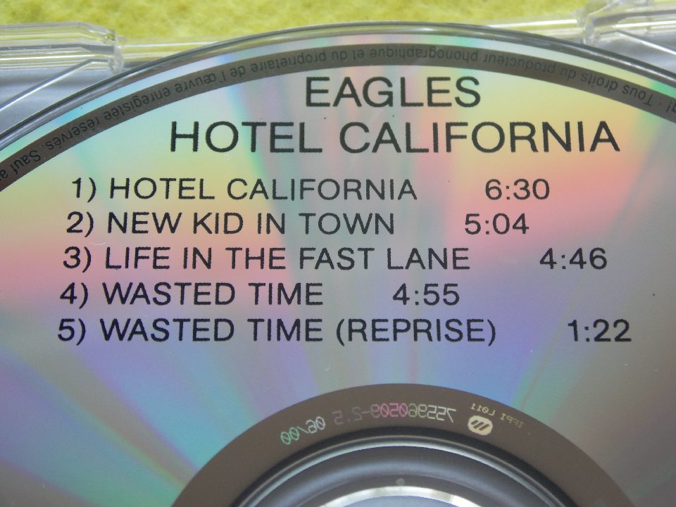 CD／Eagles／Hotel California／7559-60509-2／イーグルス／ホテル・カリフォルニア／管254_画像5