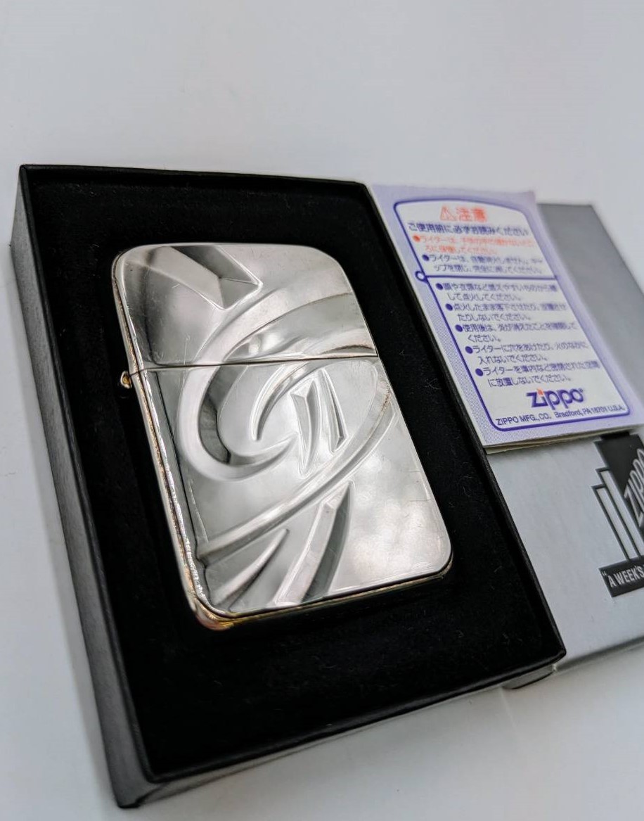 Zippo ジッポ MILD SEVEN マイルドセブン 1941レプリカ 2001年製 オイルライター 喫煙具 ケース 保証書付き_画像1