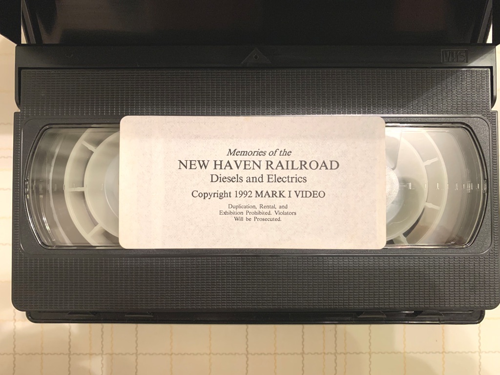 【アメリカ鉄道資料　VHSビデオテープ】Memories of the NEW HAVEN RAILROAD_画像3