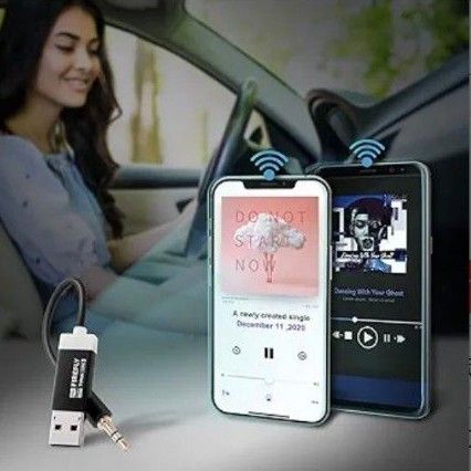 TUNAI Firefly LDAC Bluetoothレシーバー： 超小型 ハイレゾ USB DAC 3.5mmAUX 車