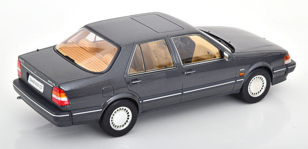 Triple 9 1/18 Saab 9000 CD 1990　グレー　サーブ_画像2