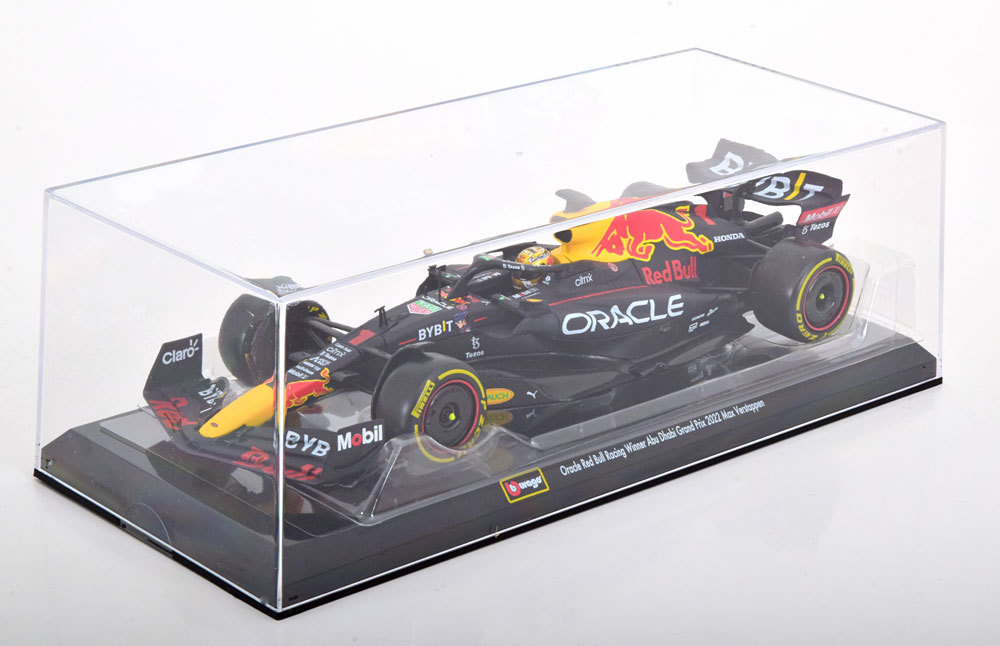 Burago 1/24 Red Bull RB18 GP Abu Dhabi World Champion 2022 Verstappen レッドブル フェルスタッペン ブラーゴの画像3