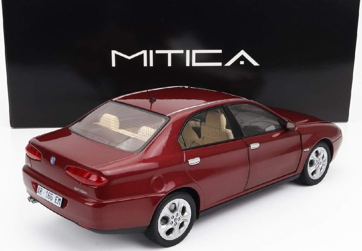 ＜予約品＞　Mitica 1/18 Alfa Romeo 166 3.0 V6 1998　Proteo Red　アルファロメオ_画像2