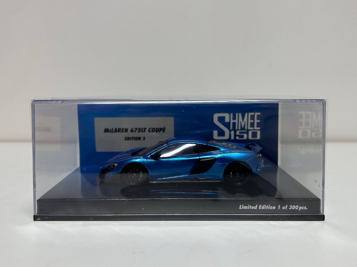 minichmaps 1/43 McLaren 675LT Coupe Shmee150 cerulean blue　マクラーレン　ミニチャンプス_画像3