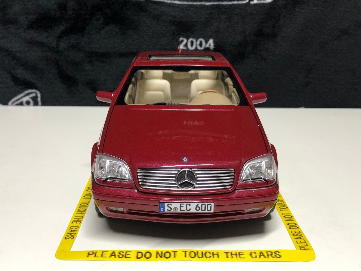 norev 1/18 Mercedes Benz CL 600 C140 1997 redmetalic　メルセデス　ベンツ　ノレブ　ディーラー特注品_画像5