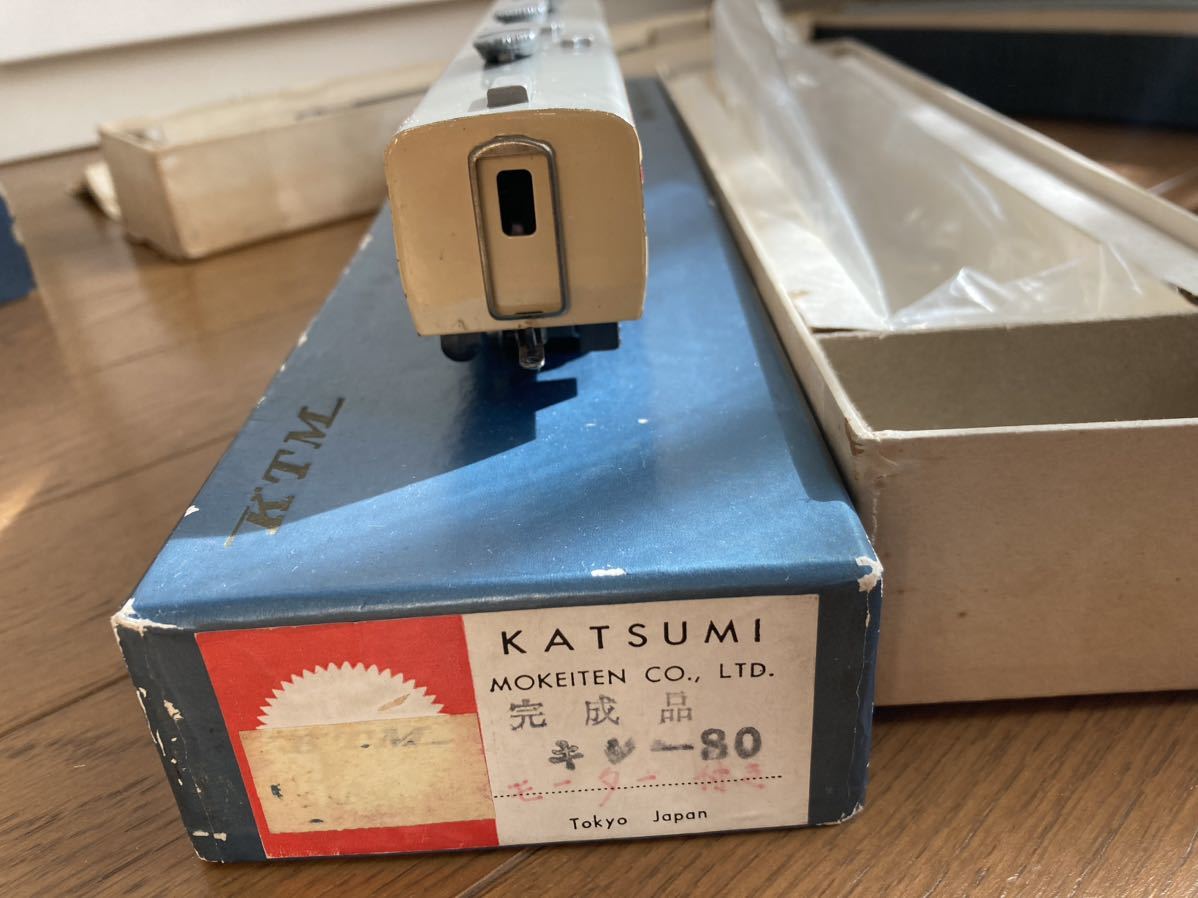 KTM KATSUMI 模型店 鉄道模型 &レールセット　ジャンク扱い　EF70 交流電気機関車　キシ-80完成品(キハ8060) キハ-82 16番レール直線250L他_画像6