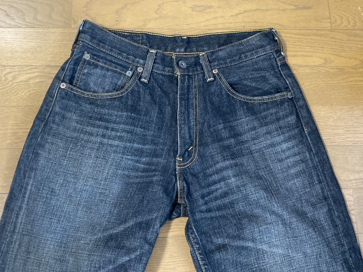 Levis リーバイス 503 ブラックデニムジーンズ 革パッチ 日本製 29インチ メンズ MADE IN JAPAN Levi's 黒の画像2