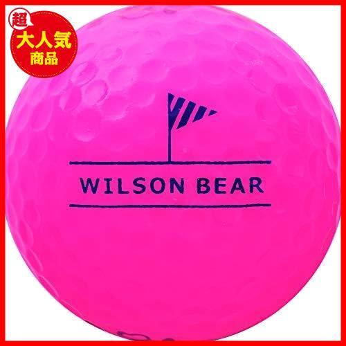 ★ピンク★ Wilson(ウィルソン)ゴルフボール BEAR4 ダース12個入り_画像5