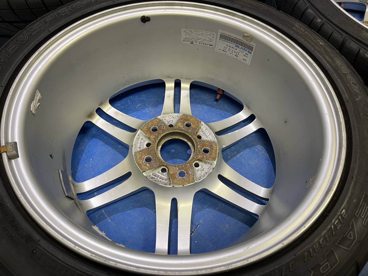 ■レアCARVING_Stark_MS鍛造RAYSカービングシュタークM-S17_7J +38 114.3/5RS-02_215/45R17ロードスターシビックスイフトスポーツ(TE37CE28_画像9