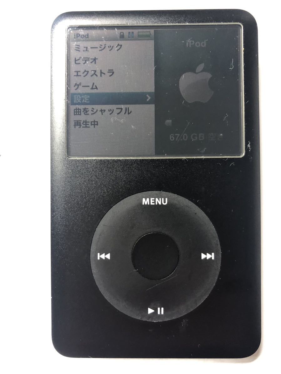 iPod classic 80GB 新品バッテリー交換済 動作確認済み　左右音出しOK _画像3