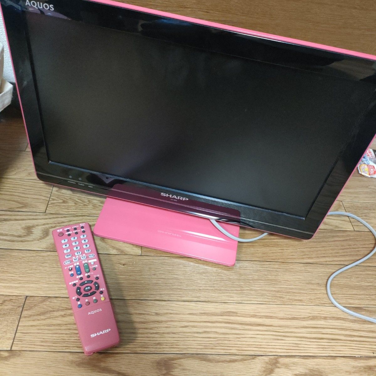 SHARP AQUOS LC-19K5 液晶テレビ ピンク - 映像機器