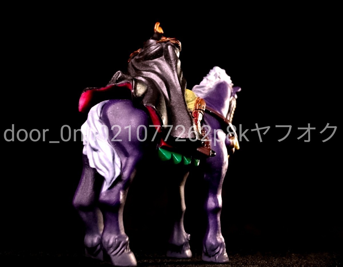 HOKUTO NO KEN RAOH & KOKUOH-GO MINE FIGURE 原哲夫/武論尊 北斗の拳 世紀末覇者 ラオウ&黒王号 ミニフィギュア 拳王 _画像4