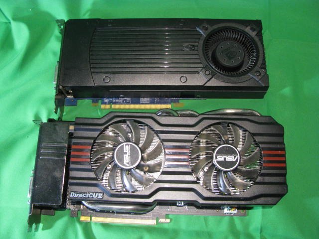 KA2627/グラフィックカード 2個/ASUS GTX660 TI-DC2T-2GD5,NVIDIA GTX670 PCI-E 2GB_画像1