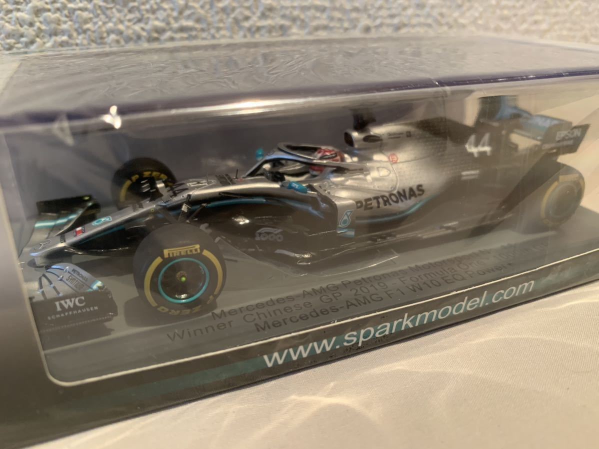 ◆未展示&未開封品! F1開催 1000戦目記念! 1/43 Mercedes AMG W10 EQ Power ルイス ハミルトン 2019年中国GP優勝