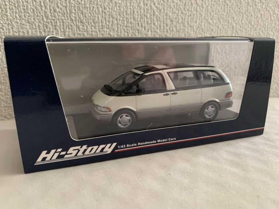 ◆未展示 & 未開封！ハイストーリー 1/43 TOYOTA ESTIMA / エスティマ　シルキーパールトーニングG_画像3