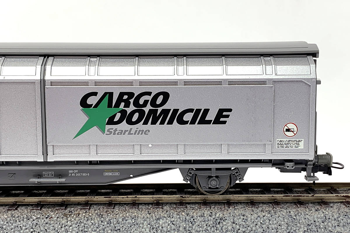 ROCO HO #46942 SBB スライドパネル有蓋貨車 Cargo Domicile_画像5