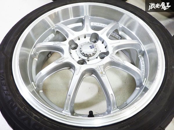 ●RAYS レイズ グラムライツ 57Gainer 16インチ 6.5J ＋52 PCD100 4H 4穴 ホイール 4本セット タイヤ付 アクア ヴィッツ ヤリス マーチ_画像4