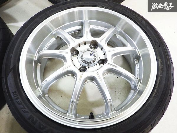 ●RAYS レイズ グラムライツ 57Gainer 16インチ 6.5J ＋52 PCD100 4H 4穴 ホイール 4本セット タイヤ付 アクア ヴィッツ ヤリス マーチ_画像3