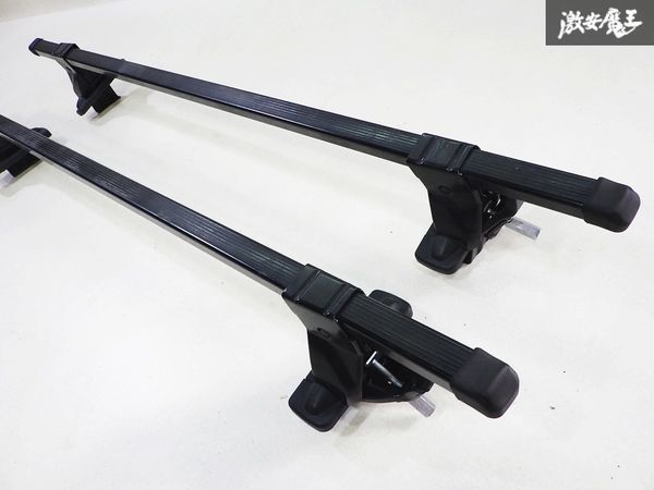 社外品 汎用 ルーフキャリア ベースレール ベースキャリア ルーフレール 2本 全長約138cm 高さ約12cm 即納の画像3