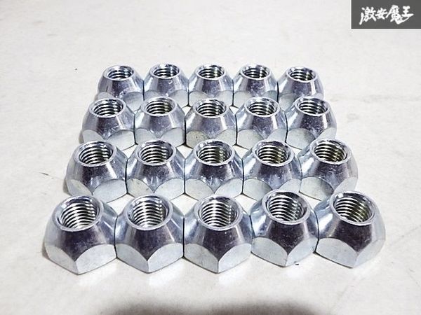 社外 汎用 ホイールナット ナット スチール 貫通型 テーパー座面 20個 5穴 5H M12 P1.5 21HEX 約16mm 即納_画像5