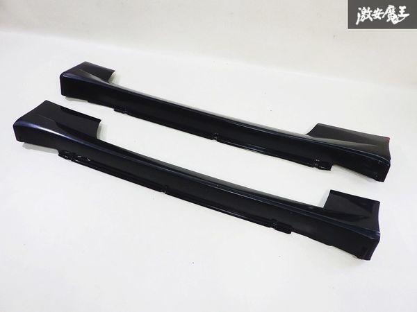 希少品!! 日産 純正OP オプション RPS13 180SX 中期 サイドステップ サイドスカート エアロ 艶消しブラック系 左右セット S13 シルビア_画像8