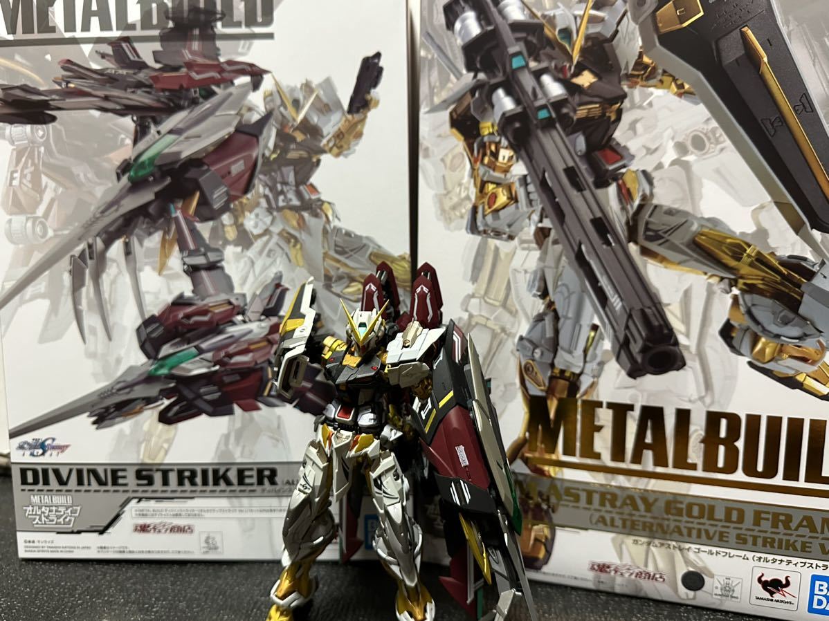 METAL BUILD ガンダムアストレイ ゴールドフレーム ディバインストライカー （オルタナティブストライクver.）_画像1