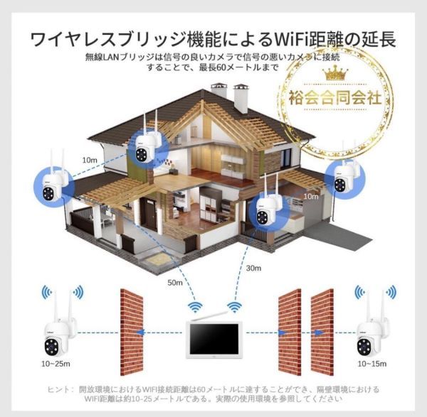 Srihome2023最新ワイヤレス防犯カメラ4台セット 10.1インチLCDモニター暗視撮影 H.265+映像圧縮技術★保証付き★顧客満足度100％★_画像3