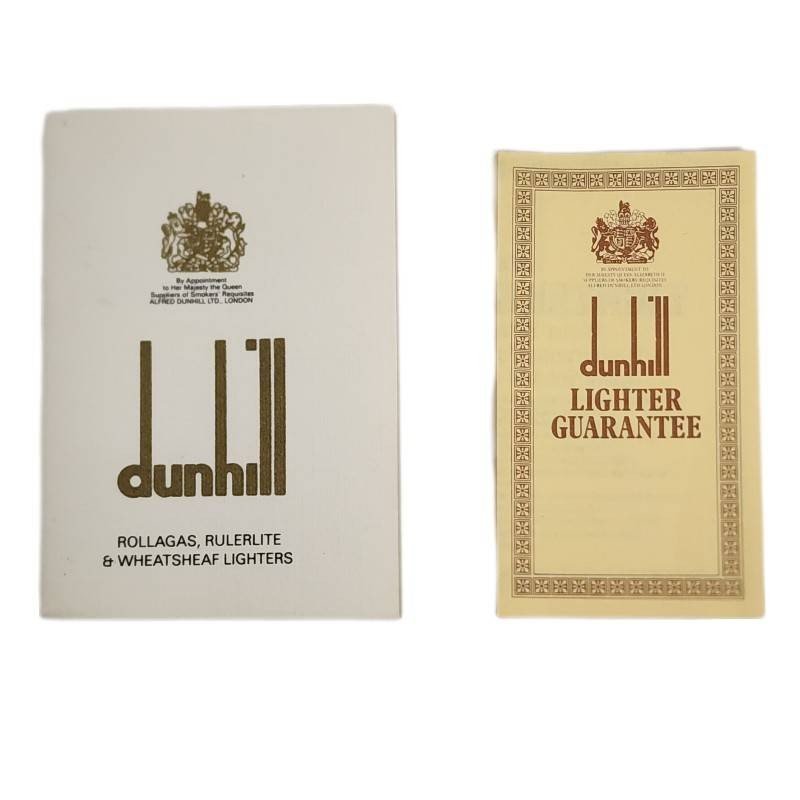 dunhill ダンヒル ガスライター ライター US.RE24163 オレンジ 亀裂有 喫煙具 箱付き 【現状品】 U2401K248_画像10