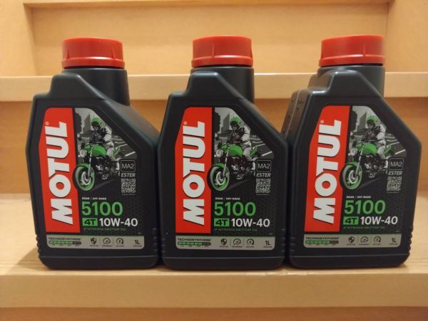 MOTUL モチュール 5100 4T 10W-40 1L 3缶 3本 正規品_画像1