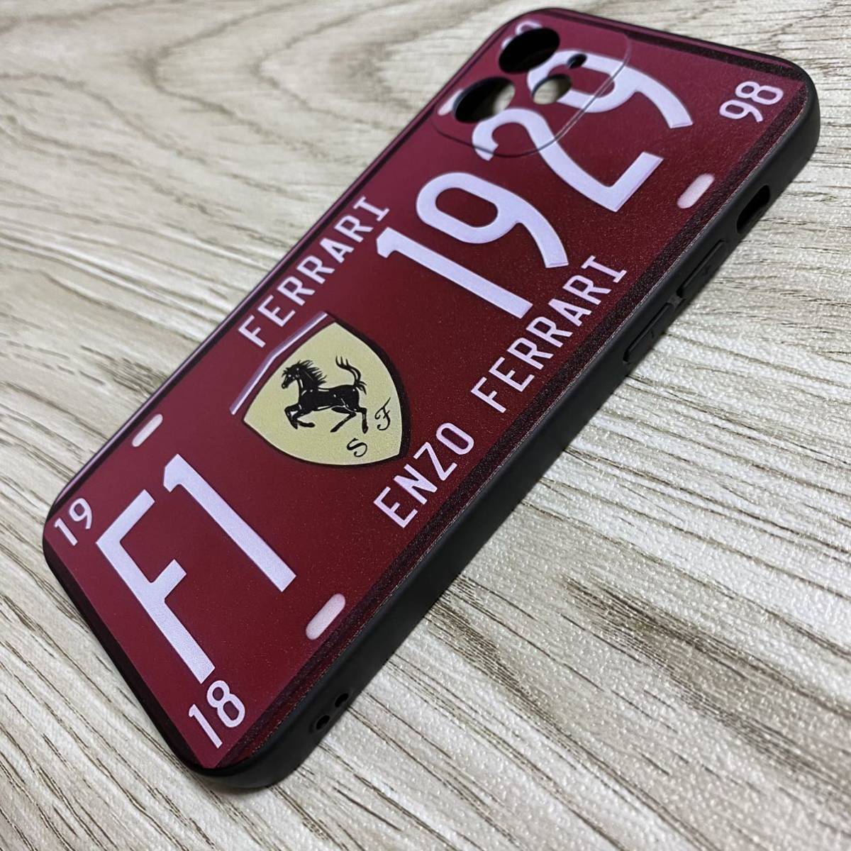F1 フェラーリ プレート iPhone 12 ケース Ferrari スマホ_画像2